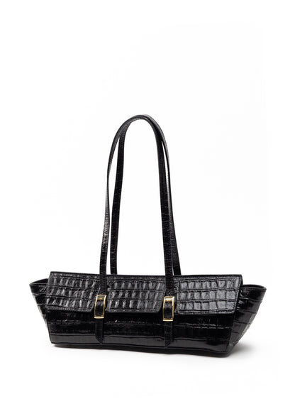 Le Bateau Croco Leather Black
