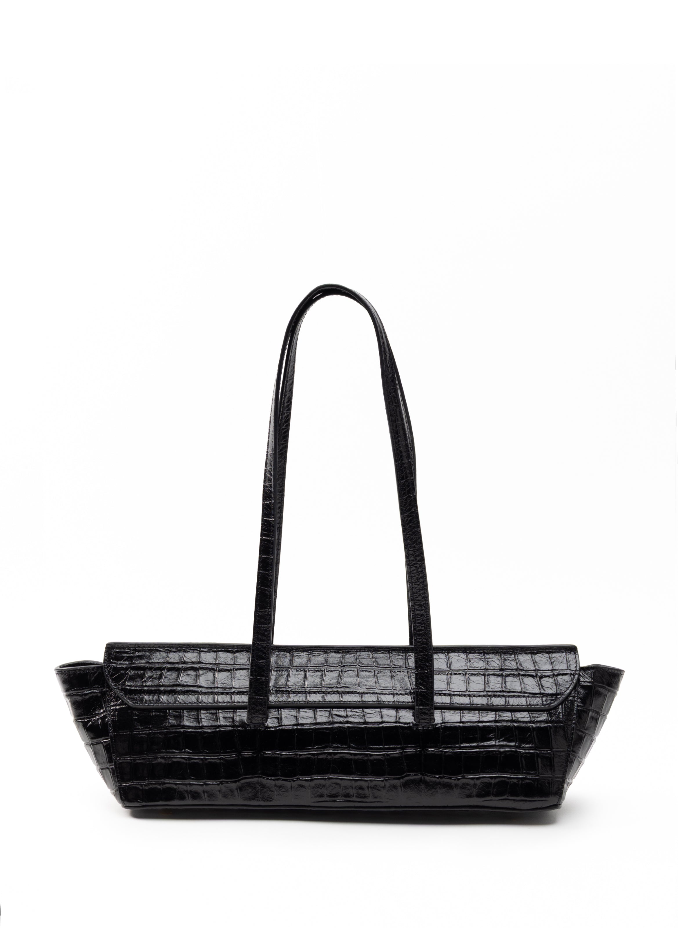 V*e様 【フランス製】黒 ベビークロコ バッグ Vivienne Westwood（ヴィヴィアンウエストウッド） ミニハンドバッグ