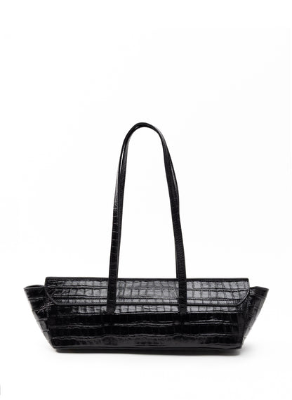 Le Bateau Croco Leather Black