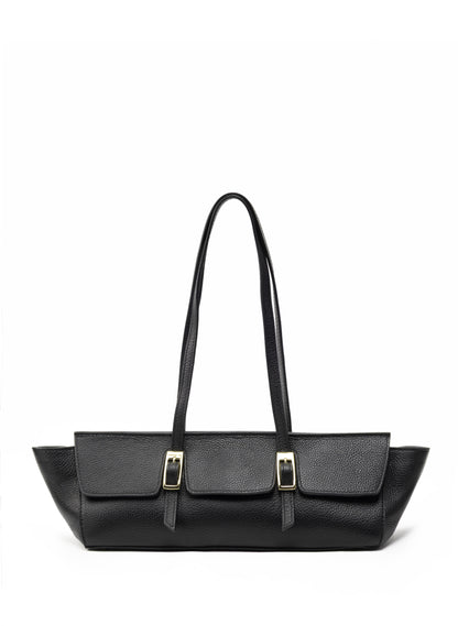 Le Bateau en cuir noir