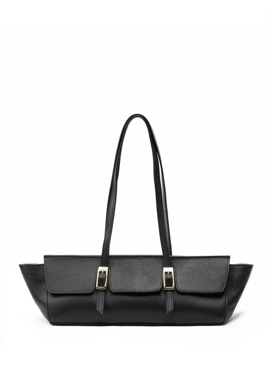 Le Bateau en cuir noir