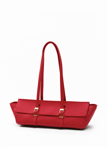 Le Bateau Pebbled Leather Red
