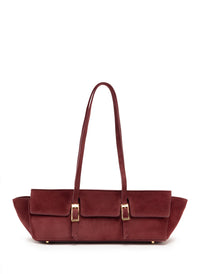Le Bateau Wildleder Burgund
