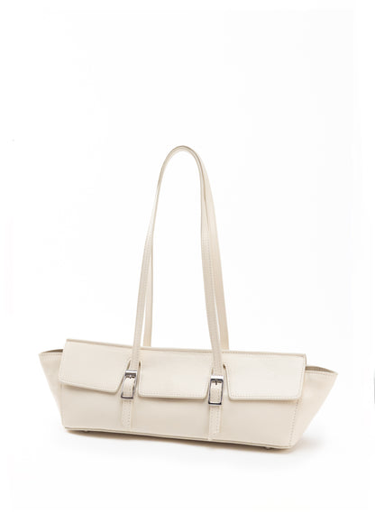 Le Bateau Vintage Leather Ivory - Silver