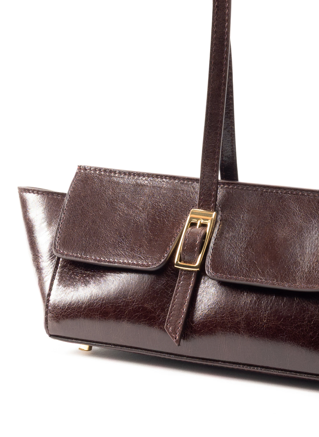 elleme ボア　エルメ Le Bateau Vintage Leather Chestnut - French Bags for Women