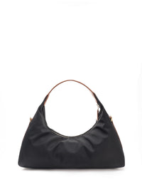 Le Nylon Medium Nylon/Leather Trimming Black/Cognac