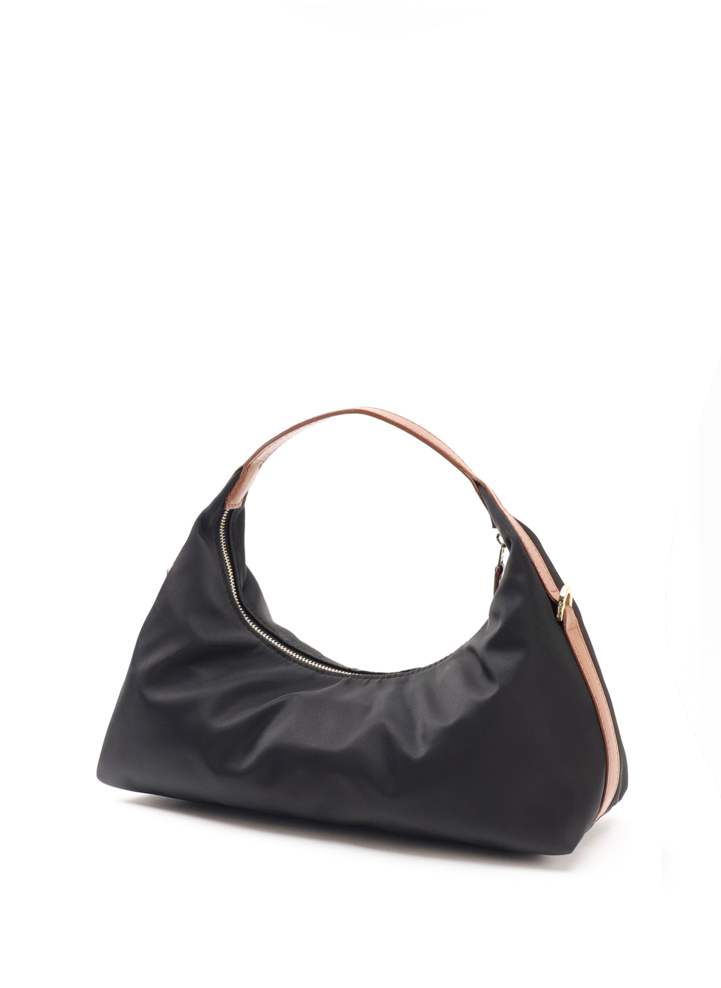 Le Nylon Medium Nylon/Leather Trimming Black/Cognac