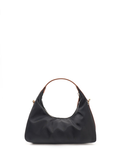 Le Nylon Mini Nylon/Leather Trimming Black/Cognac