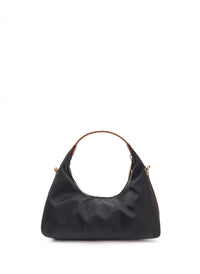 Le Nylon Mini Nylon/Leather Trimming Black/Cognac