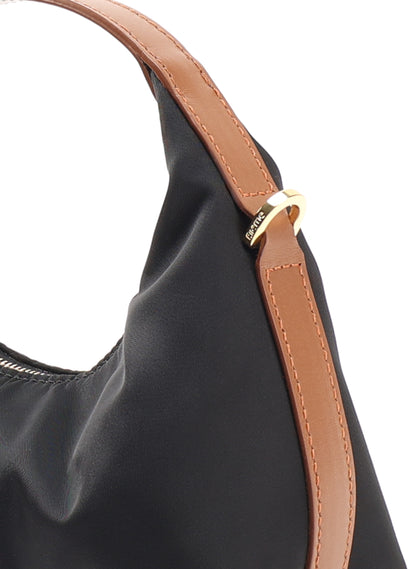 Le Nylon Mini Nylon/Leather Trimming Black/Cognac
