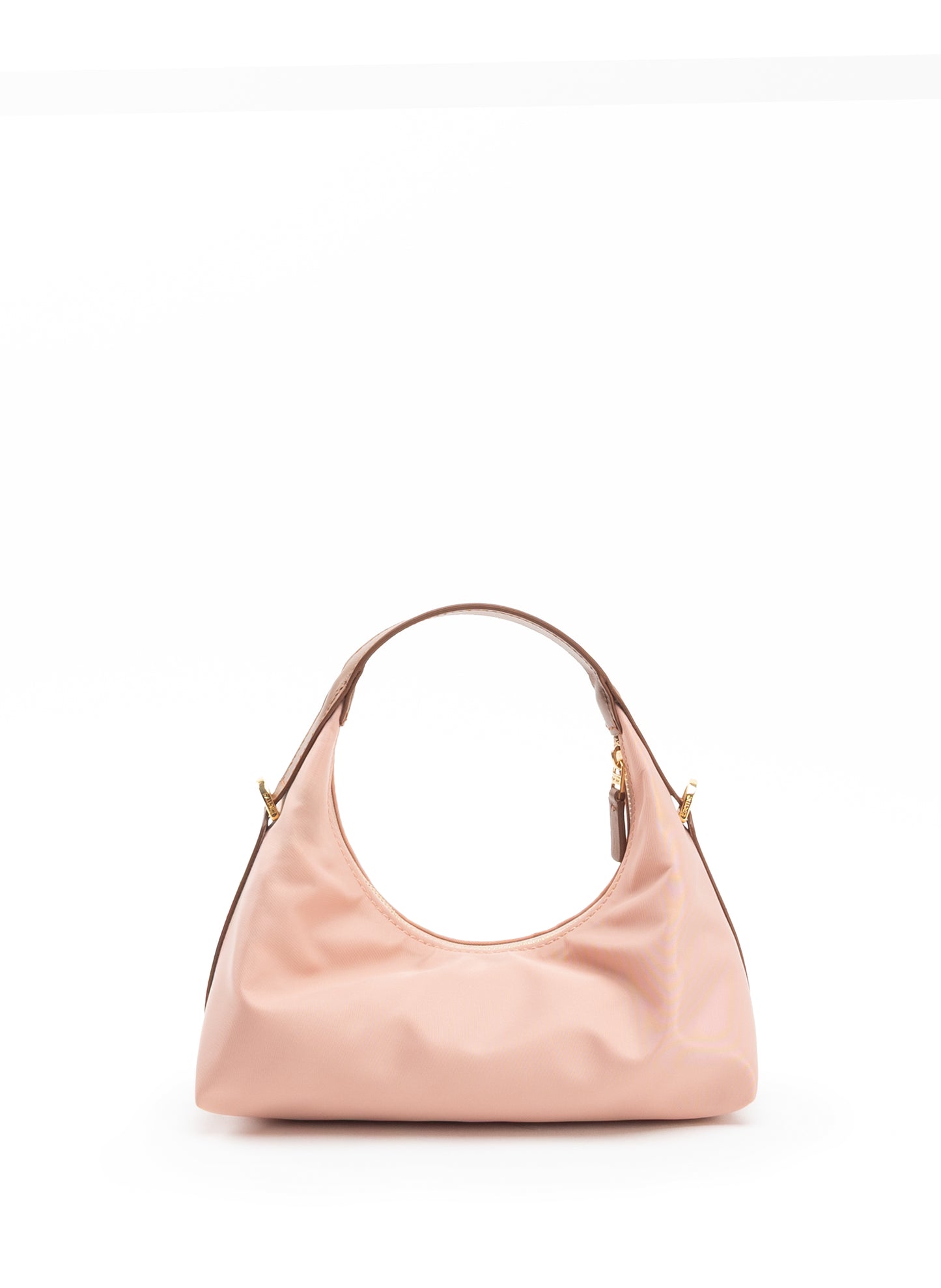 Le Nylon Mini Nylon/Leather Trimming Dust Pink/Cognac