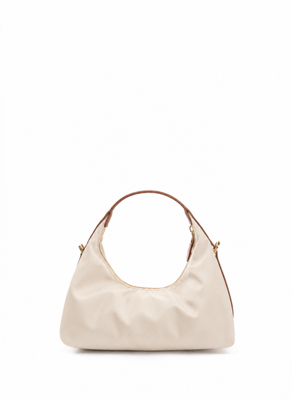 Le Nylon Mini Nylon/Leather Trimming Beige/Cognac