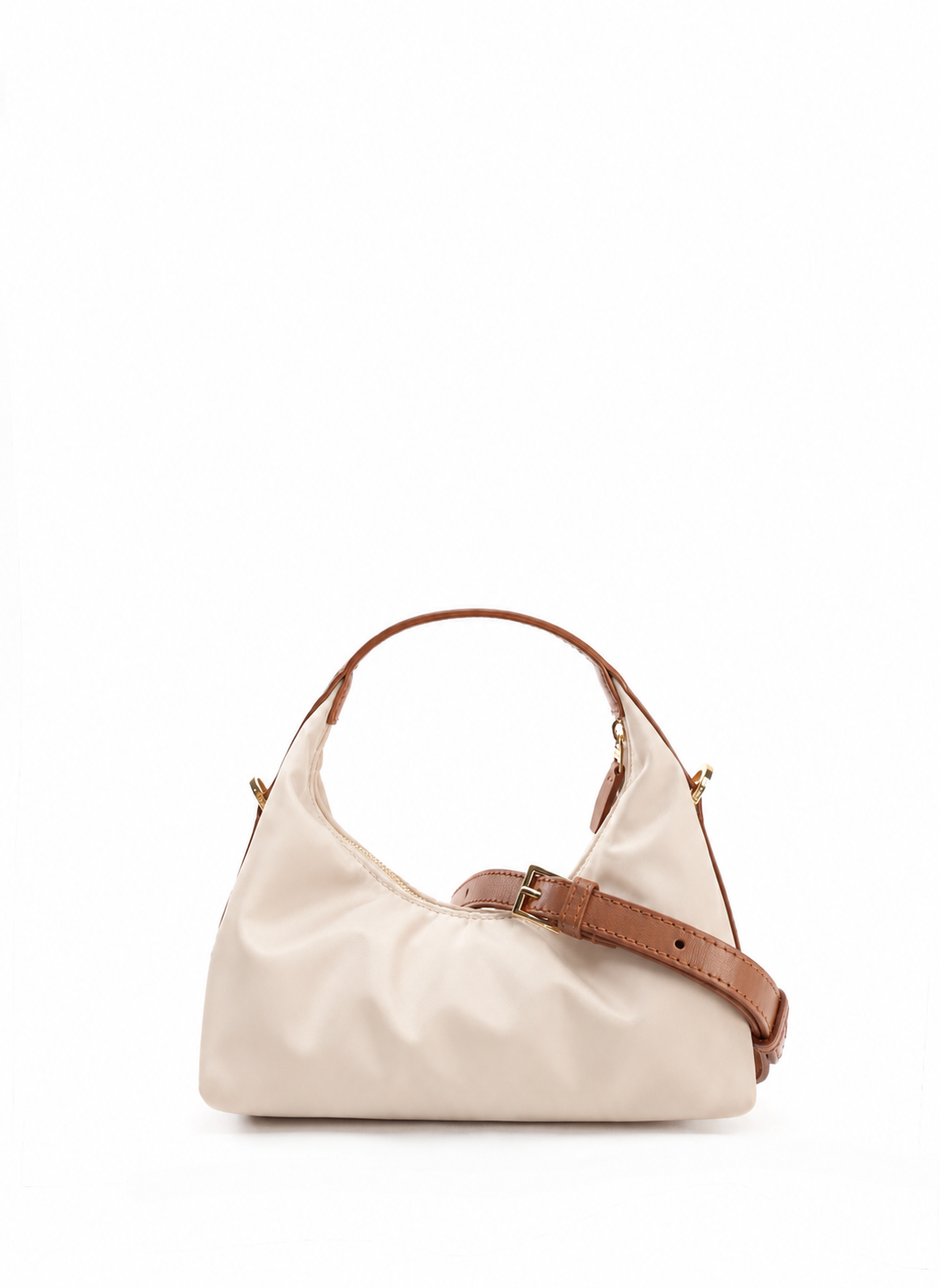 Le Nylon Mini Nylon/Leather Trimming Beige/Cognac