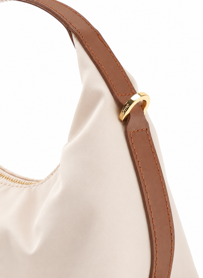 Le Nylon Mini Nylon/Leather Trimming Beige/Cognac