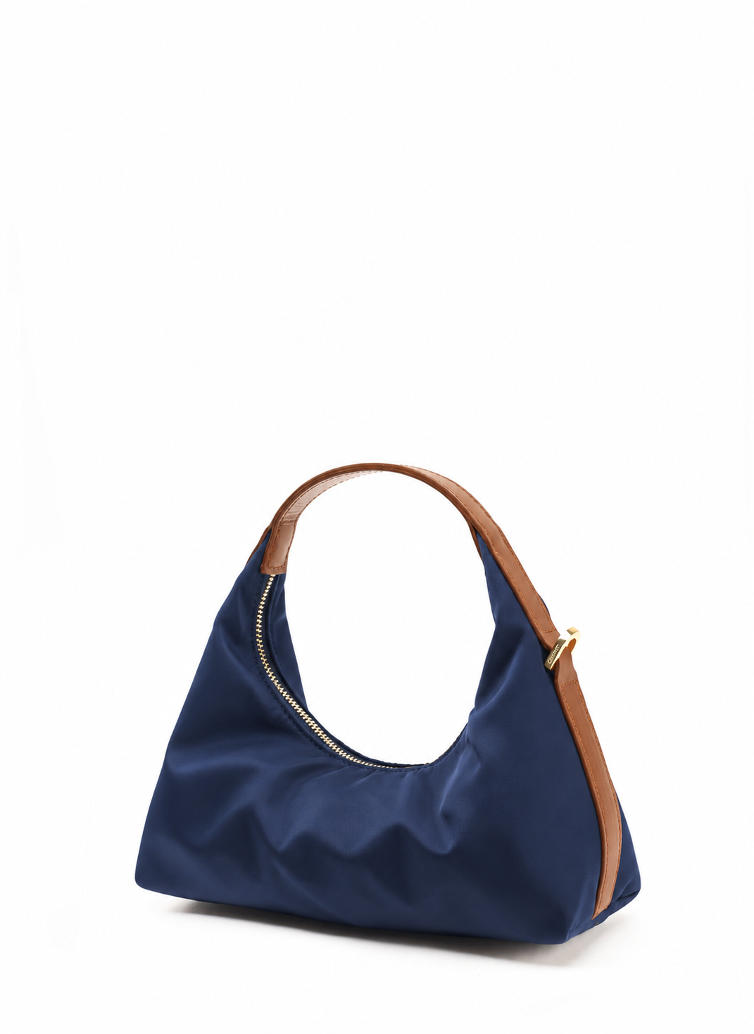 Le Nylon Mini Nylon/Leather Trimming Navy/Cognac
