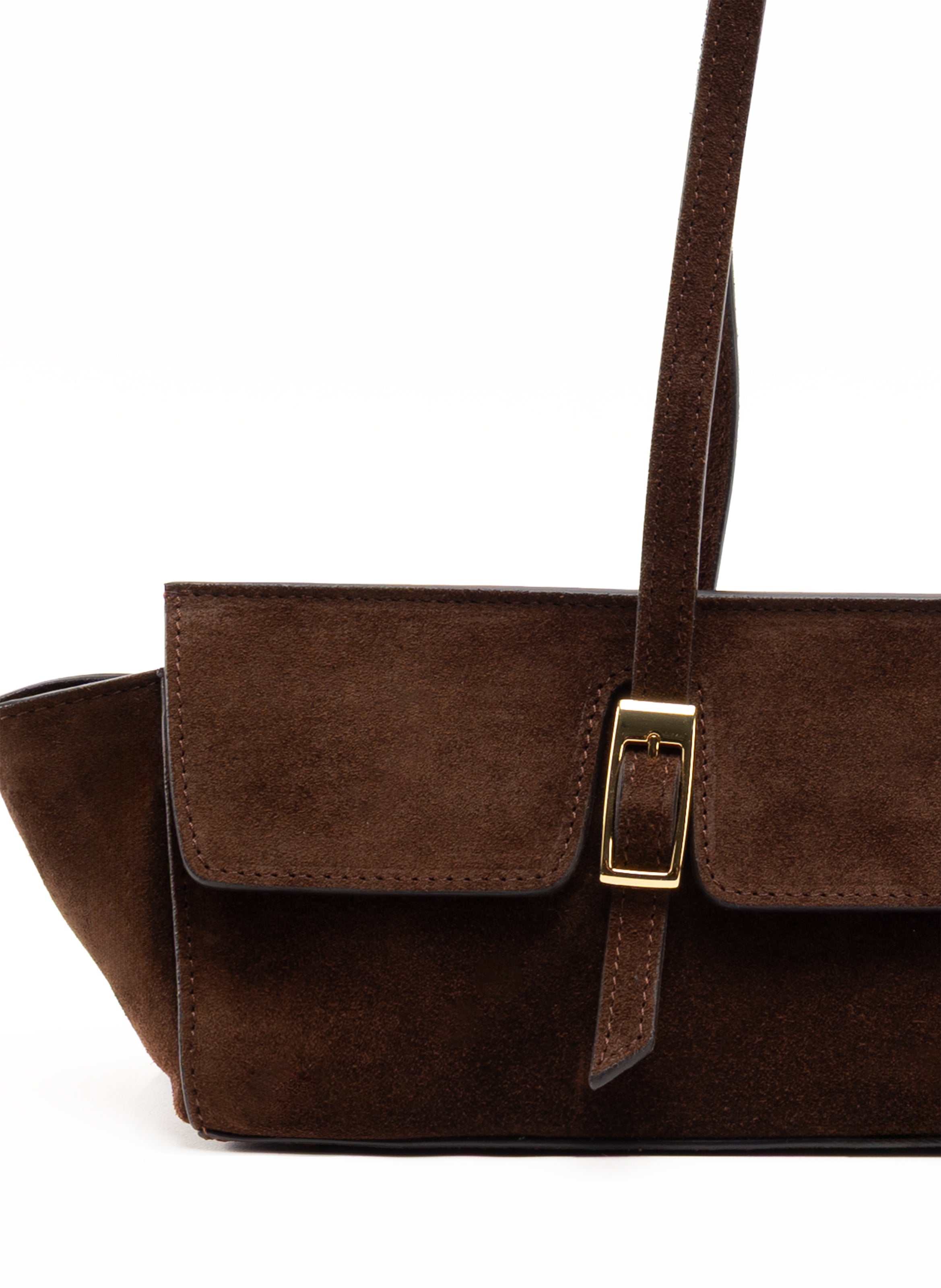 Le Bateau Suede Brownie - French Bags for Women - Elleme