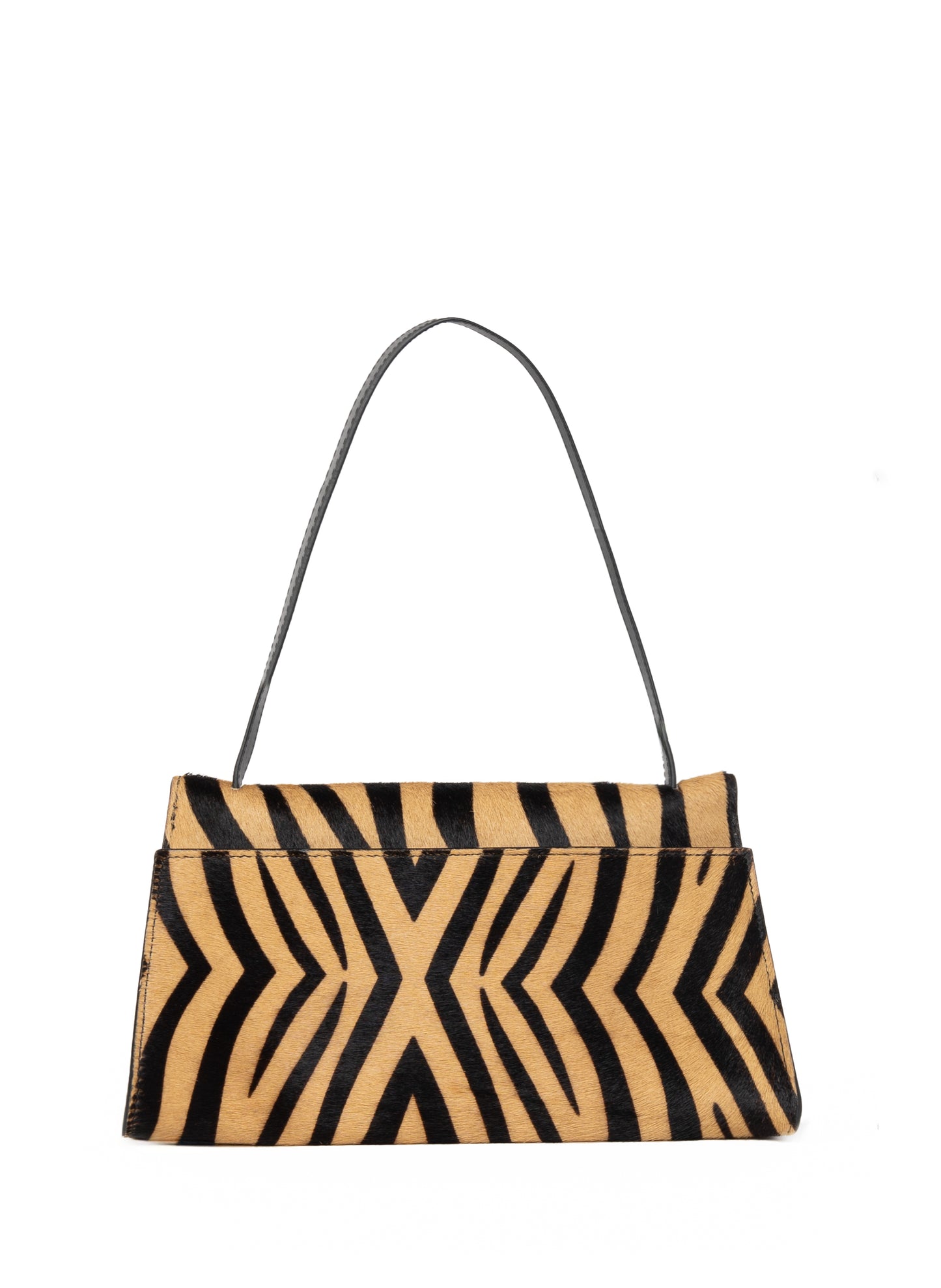 Long Papillon Calf Leather Zebra