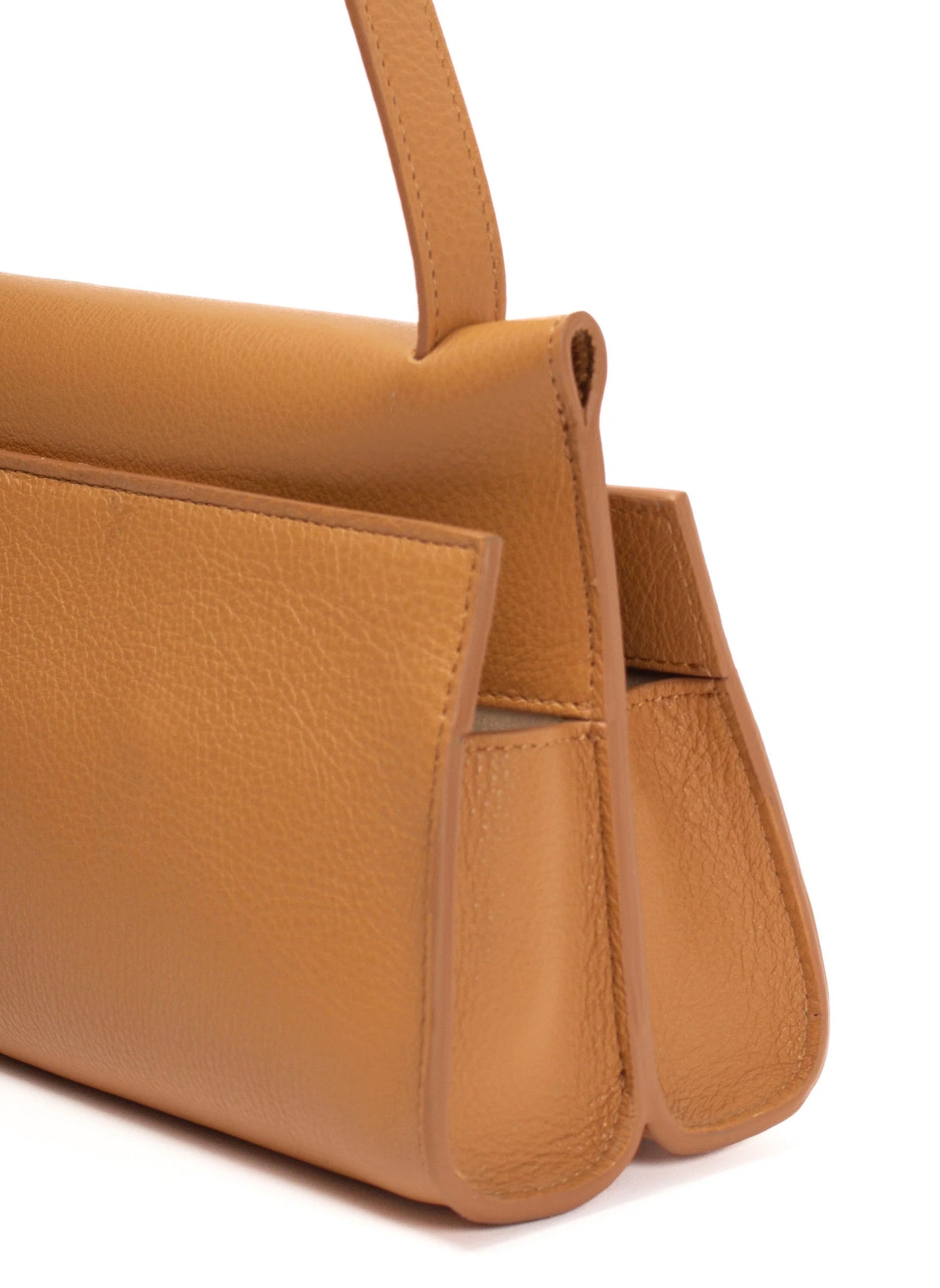 Longue Papillon Cuir Tan
