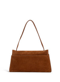 Langer Papillon Wildleder Cognac