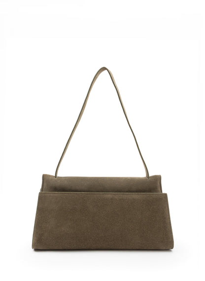 Long Papillon Suede Truffle