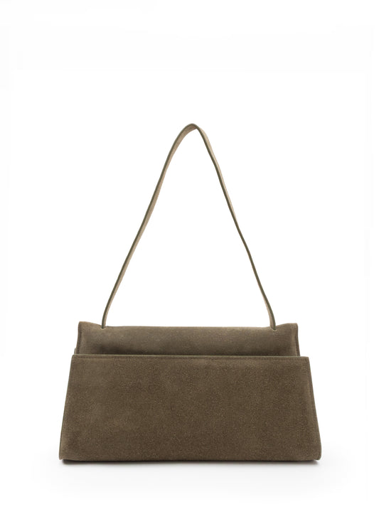 Long Papillon Suede Truffle