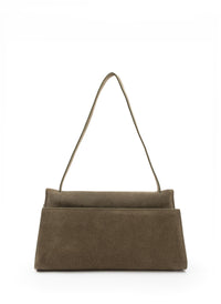 Long Papillon Suede Truffle