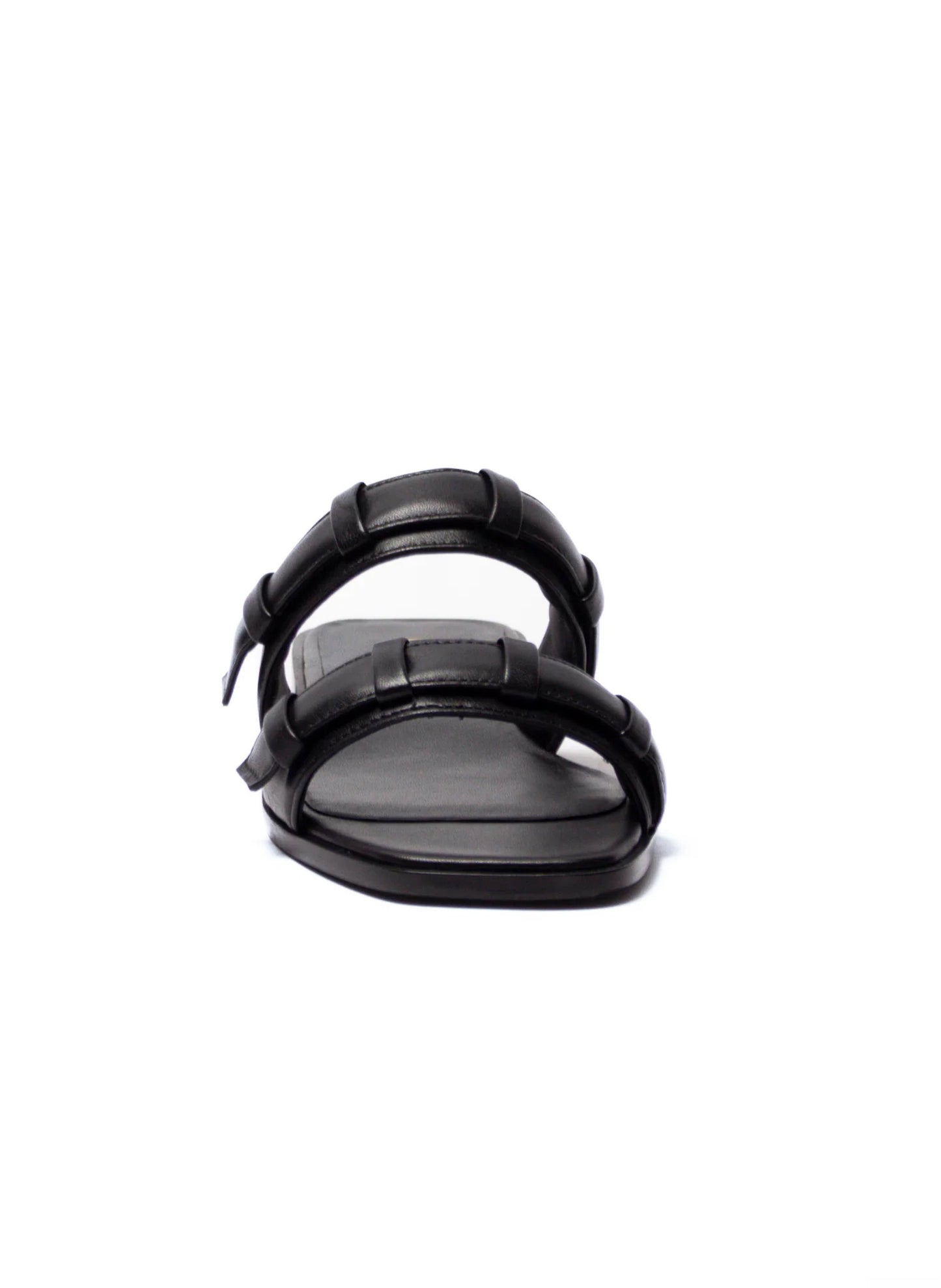 boucle Flat Sandale Noir