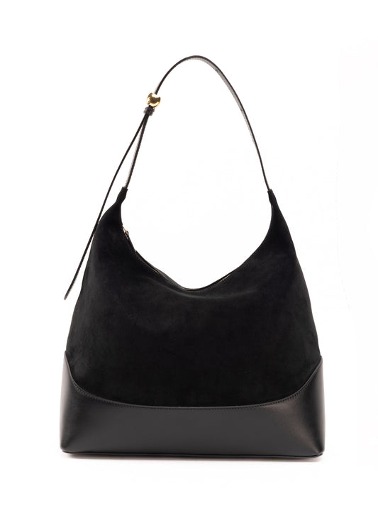 Loop Large Suede/Leather Black