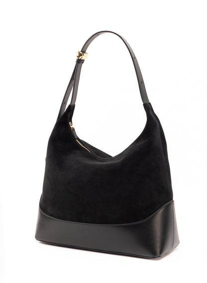 Loop Large Suede/Leather Black