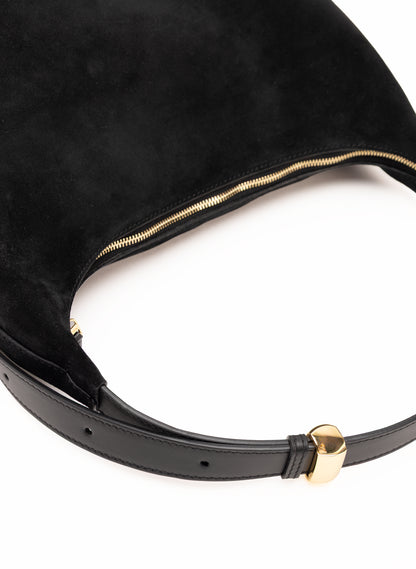 Loop Large Suede/Leather Black