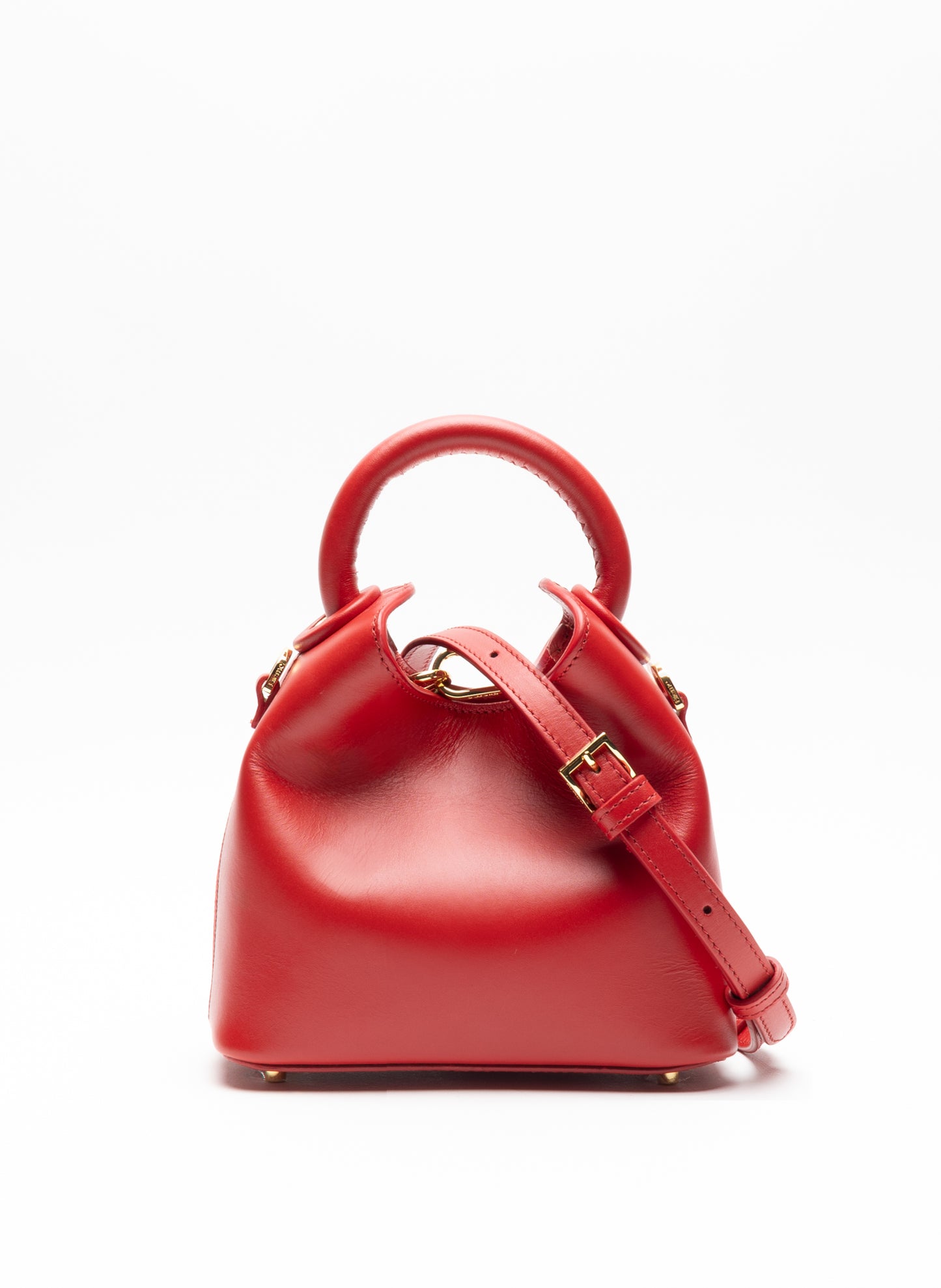 Madeleine Leather Red