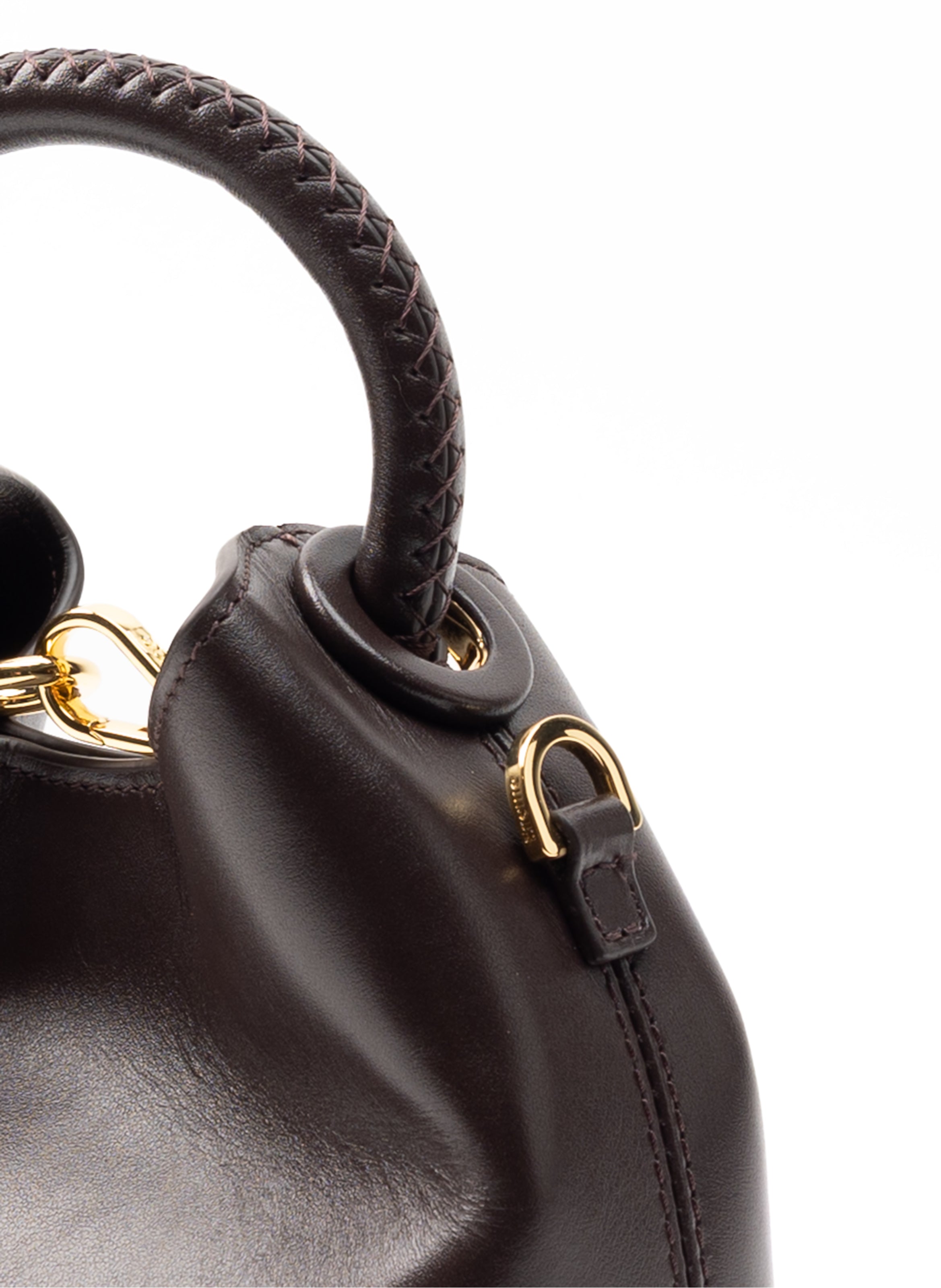 elleme エレメ　madeleine  マドレーヌ　bag Madeleine Patent Leather Wine - Minimalist Leather Bag - Elleme