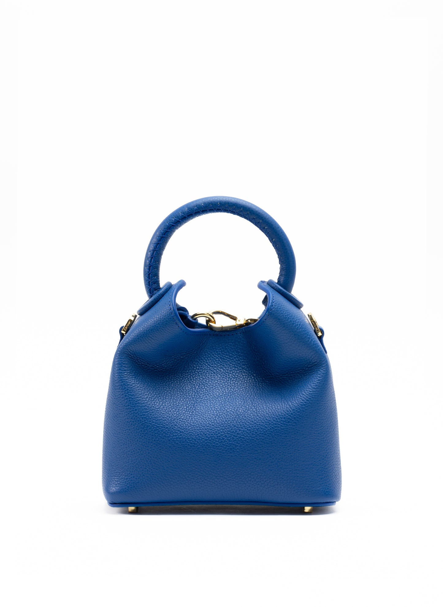 Madeleine Pebbled Leather Klein Blue