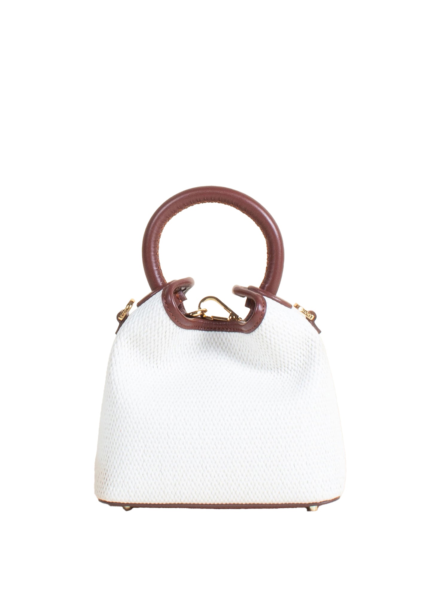 Madeleine Raffia White/Russet