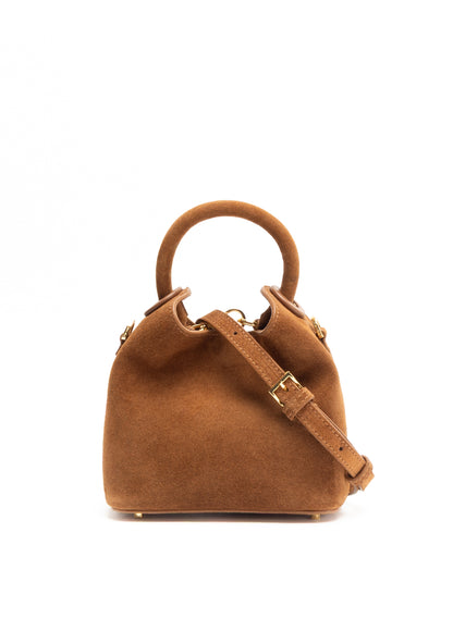 Madeleine Wildleder Cognac