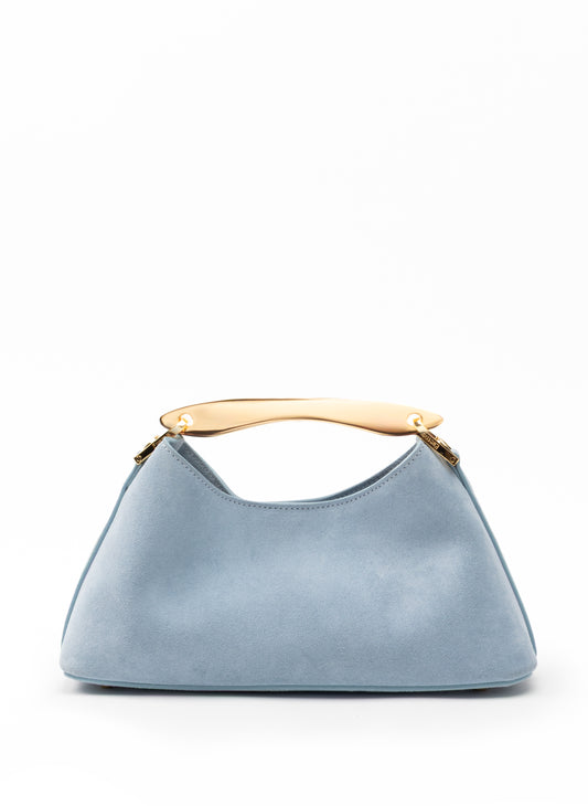 Mini Boomerang Suede Light Blue