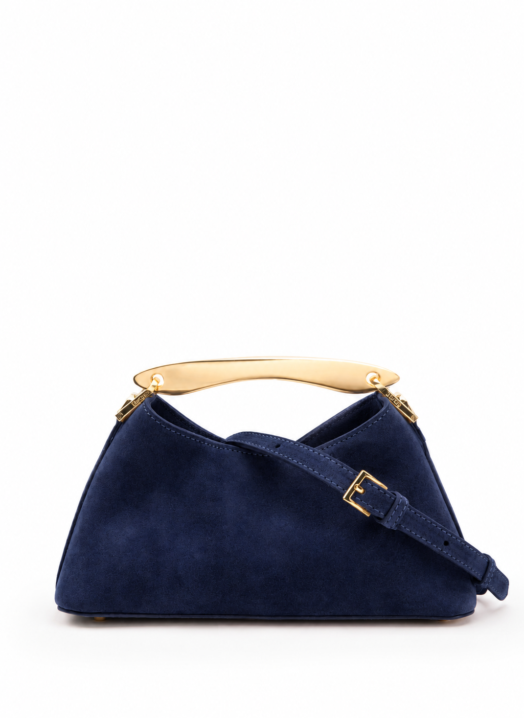Mini Boomerang Suede Midnight Blue