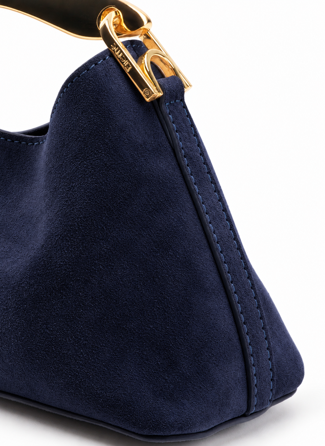 Mini Boomerang Suede Midnight Blue