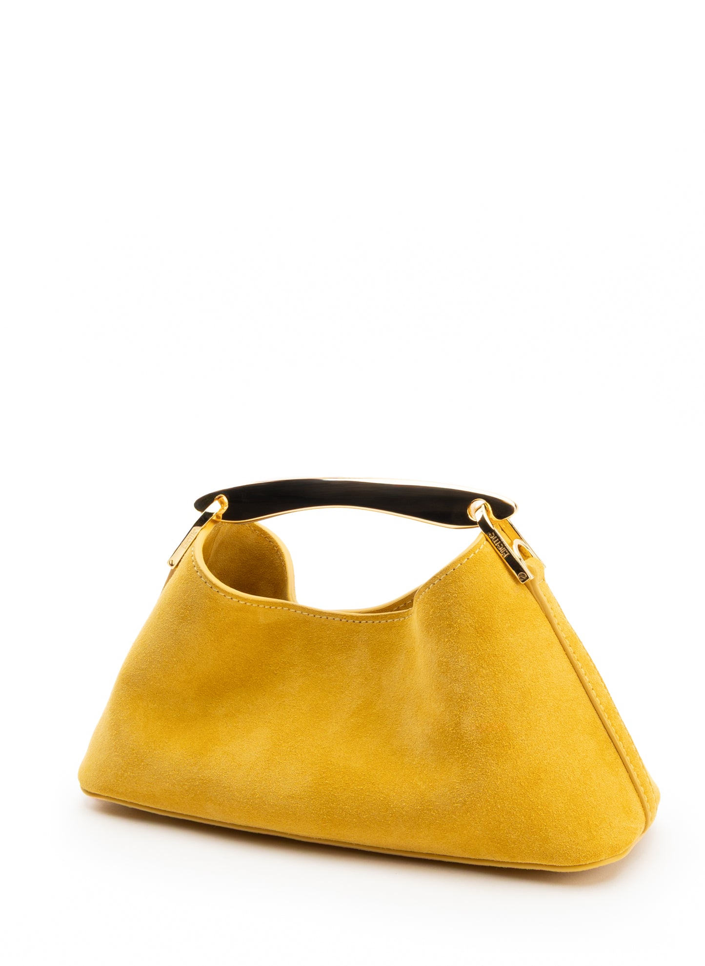 Mini Boomerang Suede Mustard