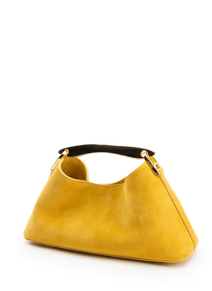 Mini Boomerang Suede Mustard
