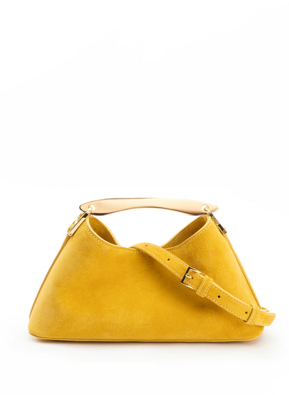 Mini Boomerang Suede Mustard