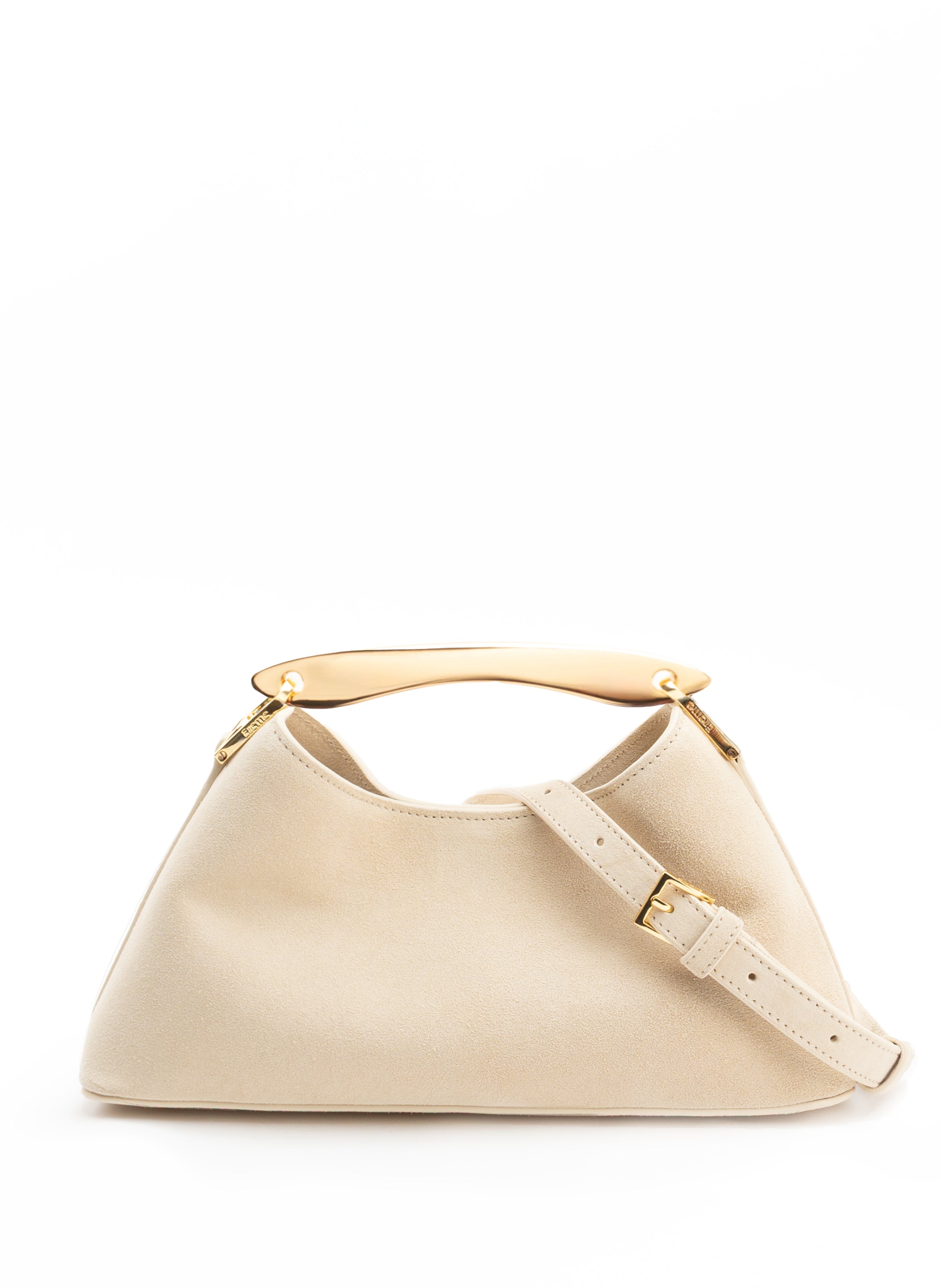 Mini Boomerang Suede Sand - Micro Bags for Women - Elleme