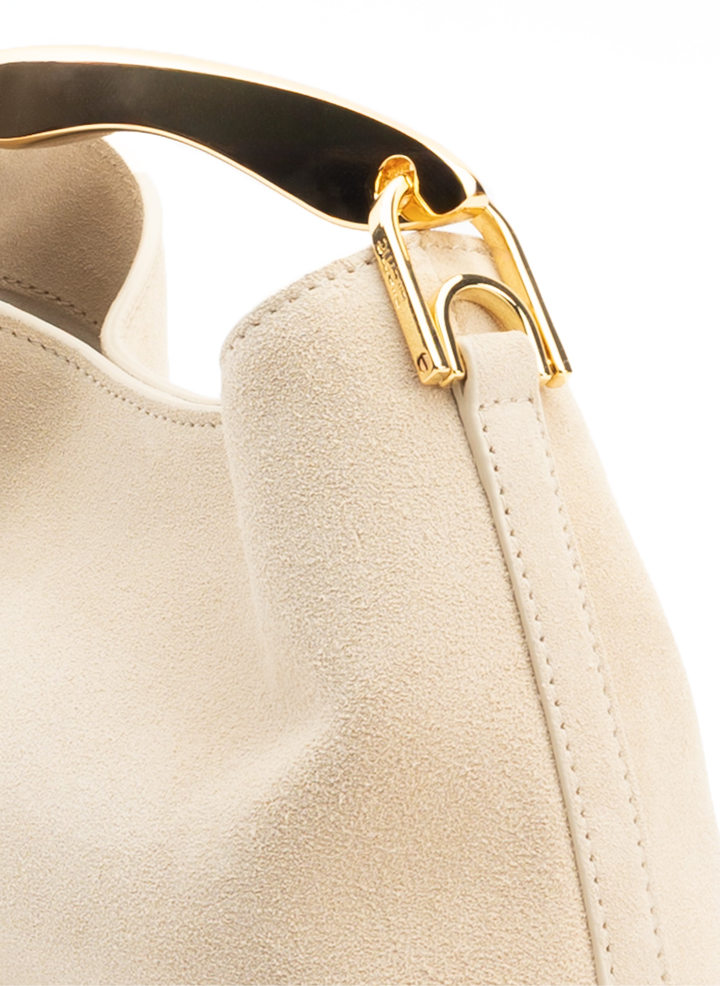 Mini Boomerang Suede Sand - Micro Bags for Women - Elleme