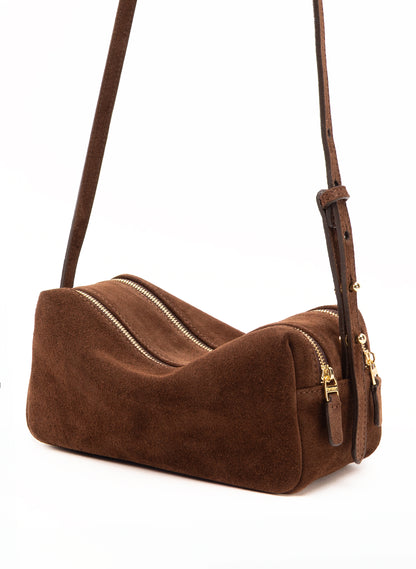 Mini Trousse Suede Brownie
