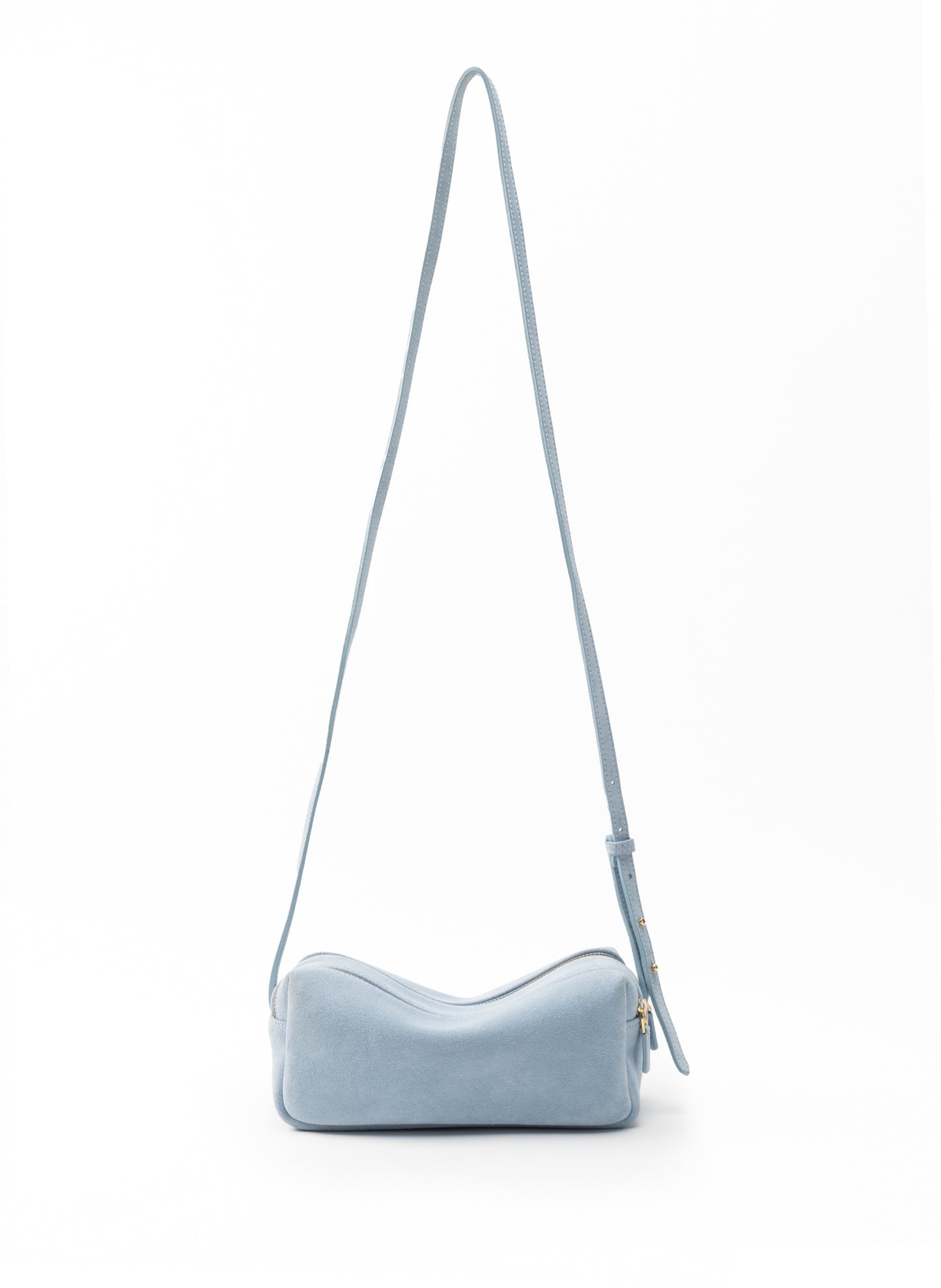 Mini Trousse Suede Light Blue