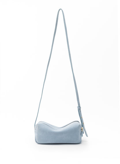 Mini Trousse Suede Light Blue