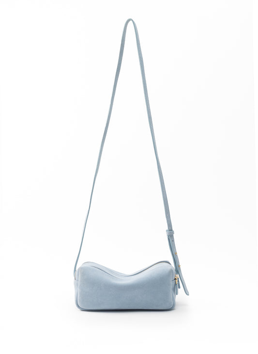 Mini Trousse Suede Light Blue
