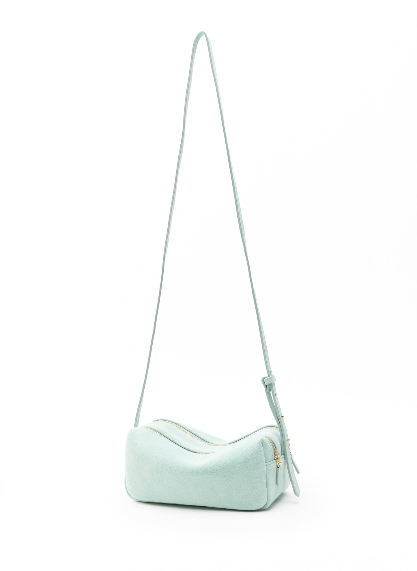 Mini Trousse Suede Turquoise