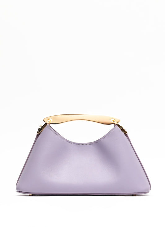 Mini Boomerang Leather Lilac