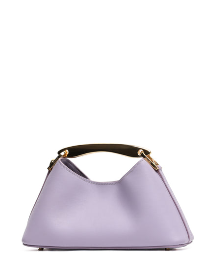 Mini Boomerang Leather Lilac